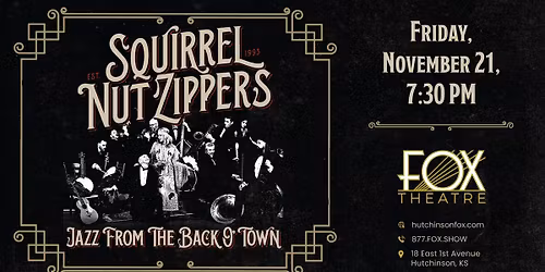 Squirrel Nut Zippers: Jazz from the Back O' Town