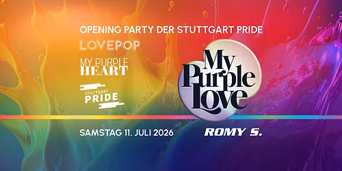 MY PURPLE LOVE | OPENING PARTY DER STUTTGART PRIDE 2026