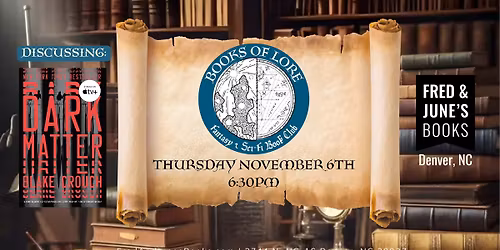 Books of Lore Book Club (Denver, NC)