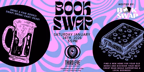Community Book Swap @ Third Eye Brewing Co. - SHARONVILLE