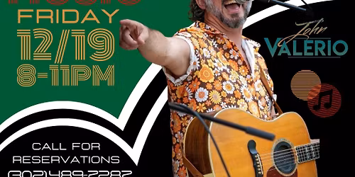 Six Paupers Live Music with John Valerio