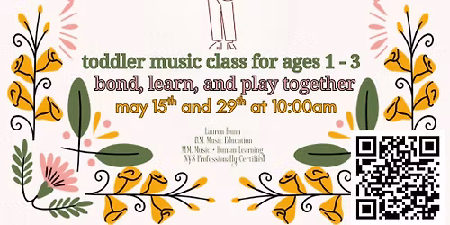 Little Song Birds: Toddler Music Education Class
