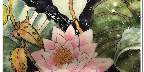 Watercolor Batik Lily 