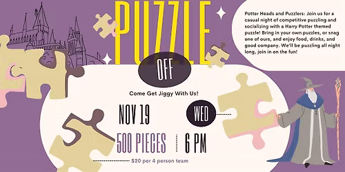 BHAM Harry Potter Puzzle Night - Competition