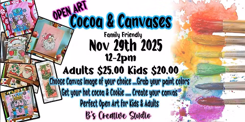 OPEN ART COCOA & CANVASES