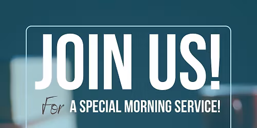 Sunday Morning Service