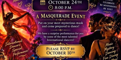 Clearwaters's ultimate costume and masquerade dance party!