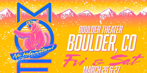 moe. | 2-NIGHTS | Boulder Theater