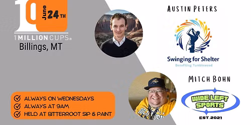 Austin Peters and Mitch Bohn at 1 Million Cups!