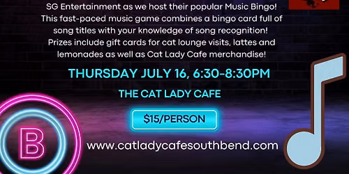 Music Bingo on The Catio!