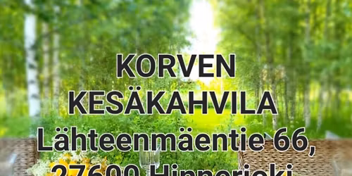 Korven kes\u00e4kahvilan avajaiset 2026