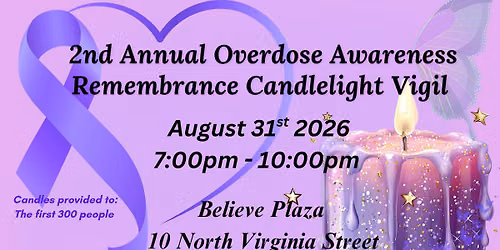 2nd Annual Overdose Awareness Rememberane Candlelight Vigil 