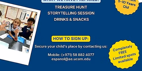 D\u00eda del Idioma Espa\u00f1ol y del Libro para Ni\u00f1os | UCAM Dub\u00e1i