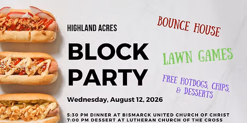 Highland Acres Block Party