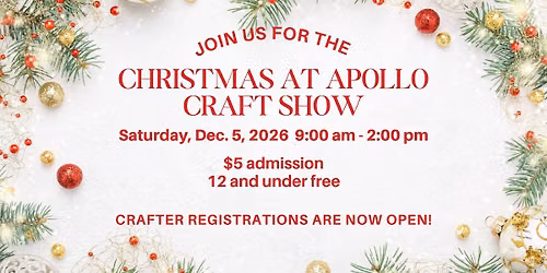 Christmas at Apollo Craft Show