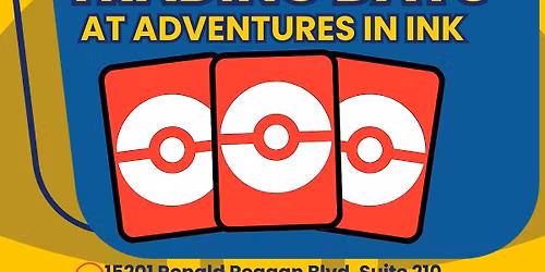Pokemon Trading Days at Adventures in Ink