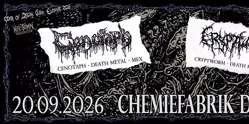 CENOTAPH x CRYPTWORM 