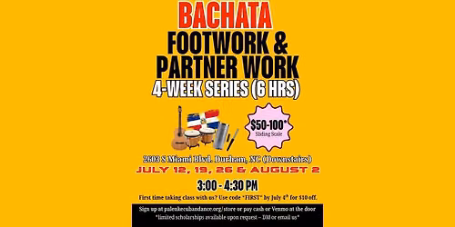 Bachata \ud83c\udde9\ud83c\uddf4 Footwork & Partner Work Series