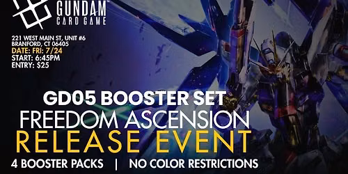 Gundam GD05 Freedom Ascension Release Event