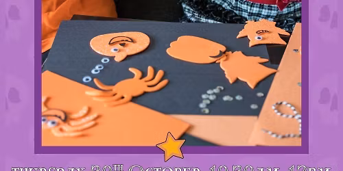Halloween Craft Session with Handcrafted By Jo \ud83c\udf83\ud83d\udc7b