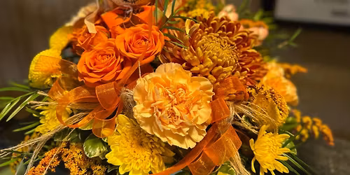 Thanksgiving Flower Arranging Class with Brenda