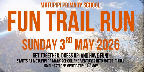 Motupipi School Fun Trail Run 2026 (fundraiser)