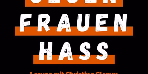 Lesung mit Christina Clemm: Gegen Frauenhass