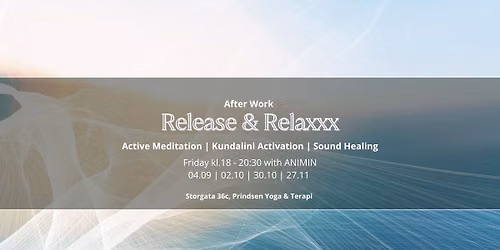 ANIMIN Release & Relaxxx - September 4th