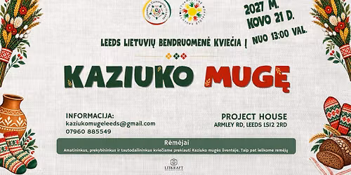 \ud83c\uddf1\ud83c\uddf9\ud83c\udf3f KAZIUKO MUG\u0116 2027 LEEDS \/ \ud83c\udf3f ST CASIMIR FAIR 2027 LEEDS
