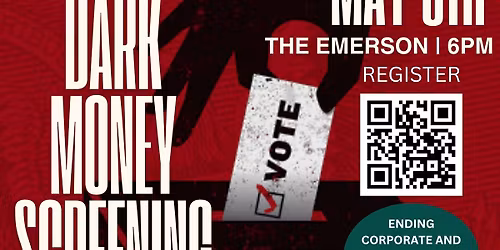 The Montana Plan day at The Emerson + 'Dark Money' screening Bozeman, May 6th 