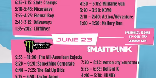 Story of the Year and Senses Fail - 2 Day Pass at Summit Music Hall