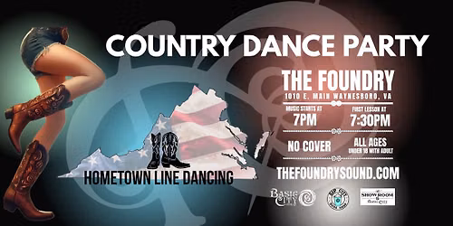 HOMETOWN LINE DANCING at The Foundry!