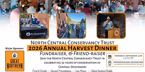 North Central Conservancy Trust 2026 Annual Harvest Dinner