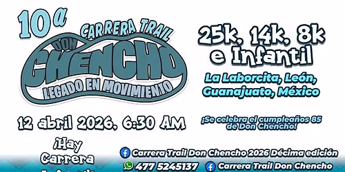 Carrera Trail Don Chencho 2026