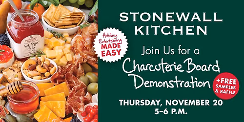 Stonewall Kitchen York Company Store Charcuterie Demonstration