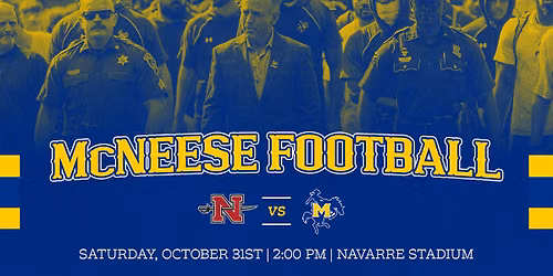 McNeese Football vs Nicholls (Special 2pm Kickoff)