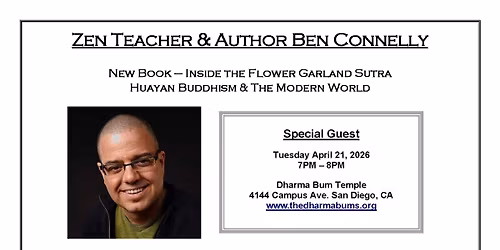 Special Guest: Zen Teacher & Author Ben Connelly