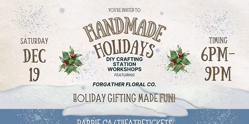 Handmade Holidays at the Five Points Theatre