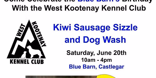 West Kootenay Kennel Club Fundraiser