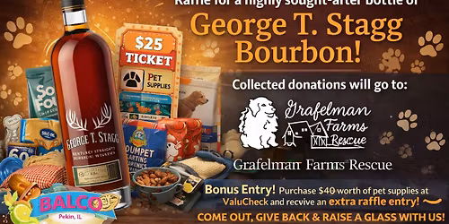 Stagg and Wag: A Bourbon Benefit