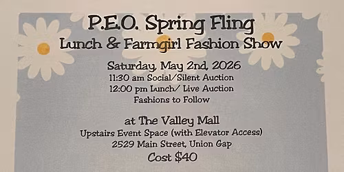 P.E.O. Spring Fling Lunch & Fashion Show