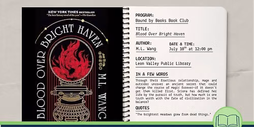 Bound by Books Book Club: Blood Over Bright Haven