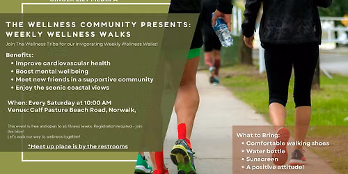 The Wellness Community Presents: Weekly Wellness Walks