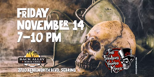 The Fabulous Voodoo Kings LIVE! at the Infamous Back Alley