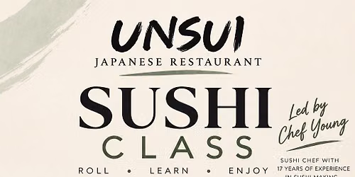 Sushi Making Class at Unsui
