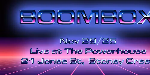 Boombox live at The Powerhouse