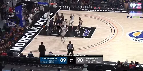 Howard Bison at Morgan State Bears Mens Basketball