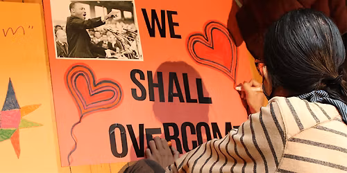 MLK Day Poster-Making Workshop + Food Drive