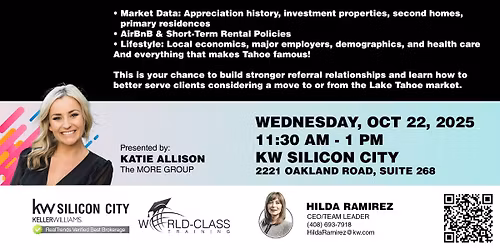Lunch & Learn: Discover Lake Tahoe Real Estate Opportunities