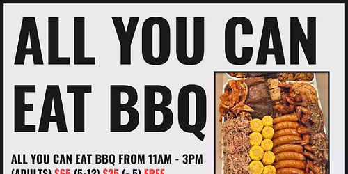 ALL YOU CAN EAT BBQ & Bud Rokeksy LIVE 